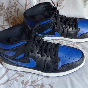 Nike Air Jordan 1 Mid Royal/Black